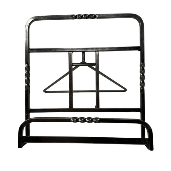 Metal Cookbook Holder Stand Adjustable Countertop Book Display - Picture 1 of 4